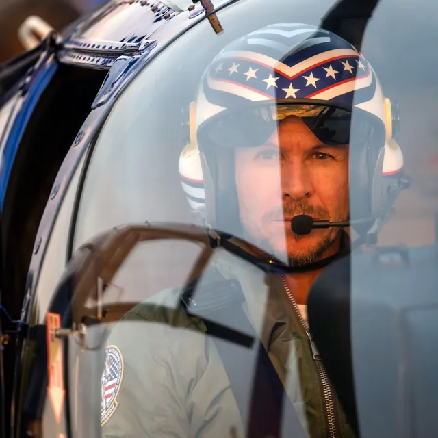 Felix Baumgartner prepares for a flight